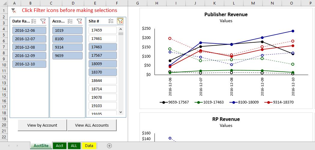 Dynamic Graphing in Excel (DEMO)